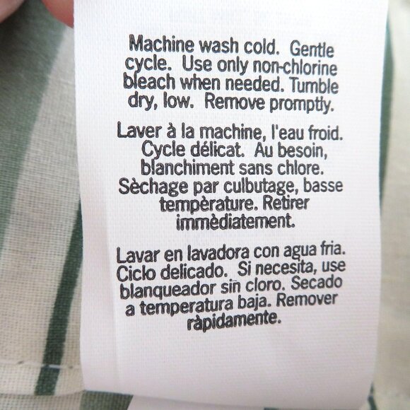 Vintage Springs Blouson Valance Beige Green Stripe 18" x 84" Country - Picture 5 of 8